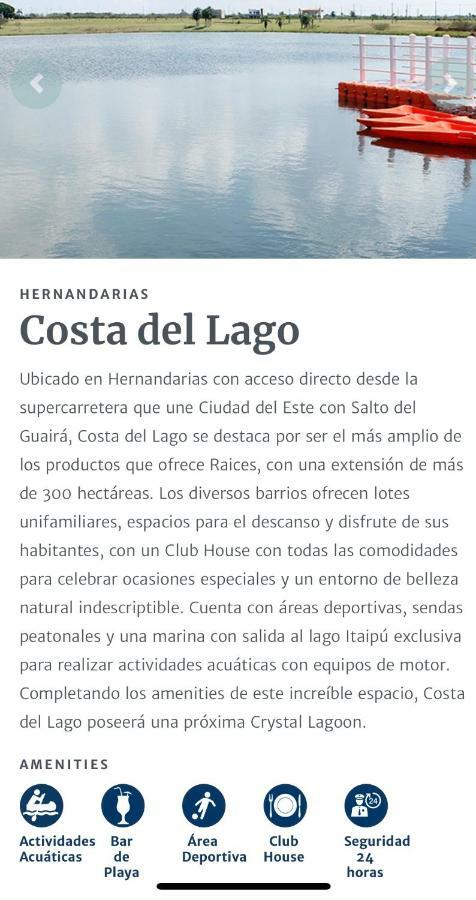 Costa Del Lago-Terrazas Hernandarias Exterior foto